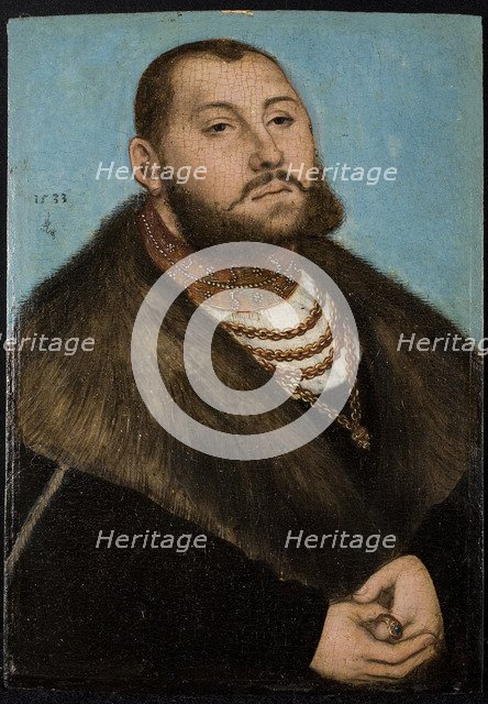 John Frederick I, Elector of Saxony (1503-1554). Artist: Cranach, Lucas, the Elder (1472-1553)