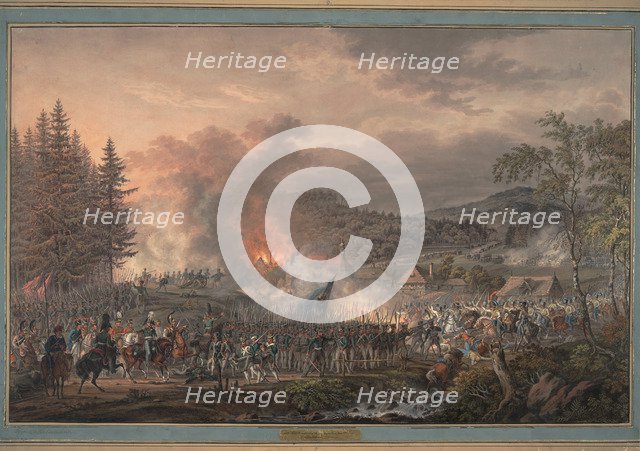 Russian Life-Guards Regiment under command of Count Ostermann-Tolstoy, 1813. Artist: Habermann, Franz Edler, von (1788-?)