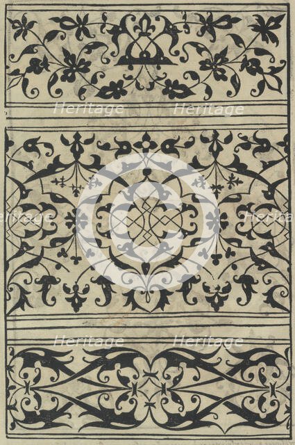 Livre de Moresques, page 8 (recto), 1546. Creator: Francesco di Pellegrino.