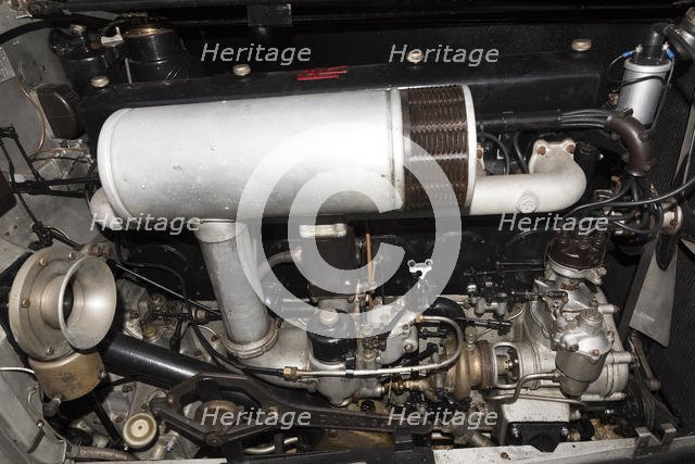 1933 Rolls Royce Phantom II Sedanca de Ville by Barker. Creator: Unknown.