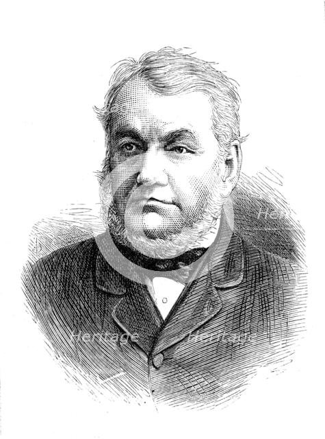 The late Mr. John Locke, Q.C., M.P., 1880. Creator: Unknown.