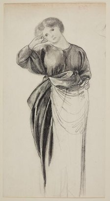 Cinderella - Study, 1862. Creator: Sir Edward Coley Burne-Jones.