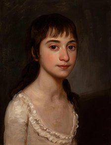 A Girl's Head. Creator: Francisco Goya.