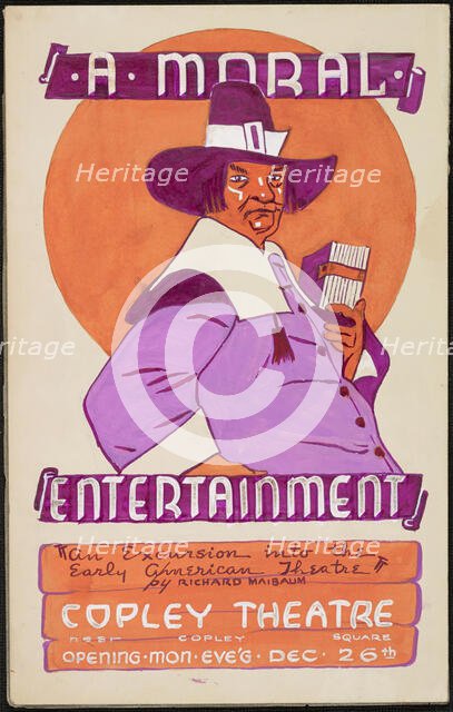 A Moral Entertainment, Boston, 1938. Creator: Unknown.