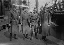 Officers, 130th Fld. Art., 24 April 1919. Creator: Bain News Service.