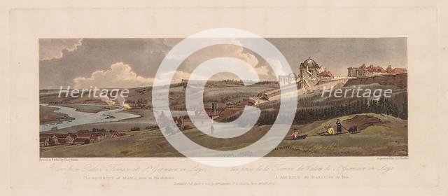 A Selection of Twenty of the Most Picturesque Views in Paris: View from Palace Terrace…, 1803. Creator: Thomas Girtin (British, 1775-1802); Joseph Constantine Stadler (German).