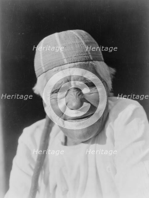 A Yurok widow, c1923. Creator: Edward Sheriff Curtis.