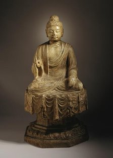 Probably Shakyamuni (Shijiamouni), the Historical Buddha (image 2 of 2), between c700 and c800 A.D.. Creator: Unknown.