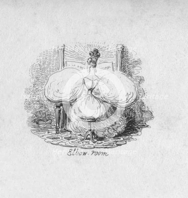 'Elbow Room', 1829. Artist: George Cruikshank.