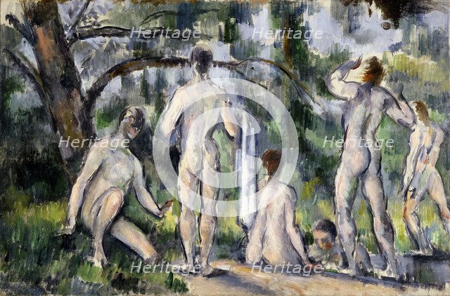 'Bathers', 1890-1894.  Artist: Paul Cezanne