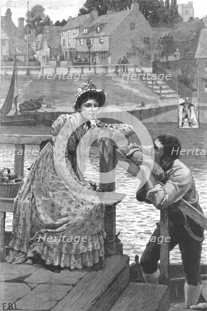 ''None so Deaf as those who won't Hear'; after E. Blair Leighton', 1890. Creator: Unknown.