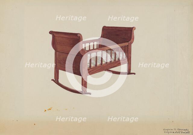 Cradle, c. 1939. Creator: Virginia Kennady.