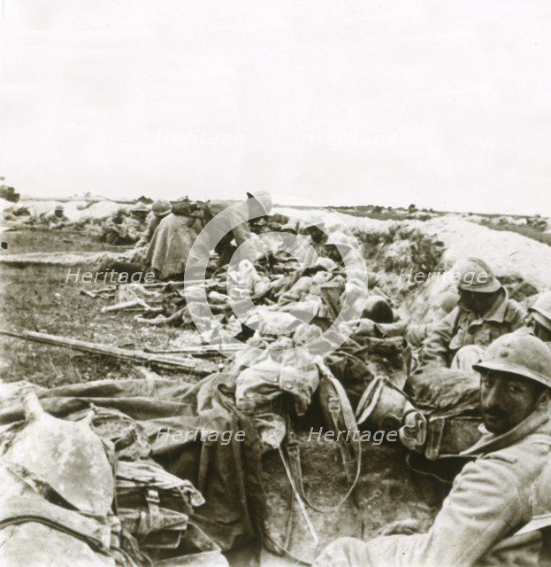 Hill 193, Champagne, northern France, c1914-c1918. Artist: Unknown.