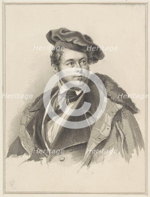 Self -portrait of Willem George Frederik Heijmans, 1825-1868. Creator: Willem George Frederik Heijmans.