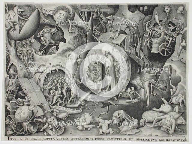Christ's Descent into Limbo, c1561. Creator: Pieter van der Heyden.