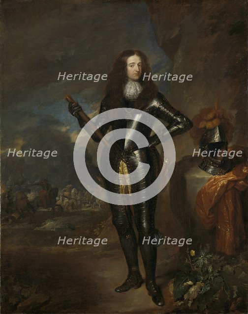 Portrait of William III of Orange (1650-1702), ca 1683. Artist: Netscher, Caspar (1639-1684)