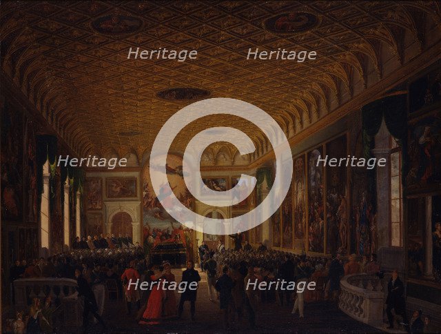 Commemoration of Canova in the Scuola Grande della Carità, 1824.