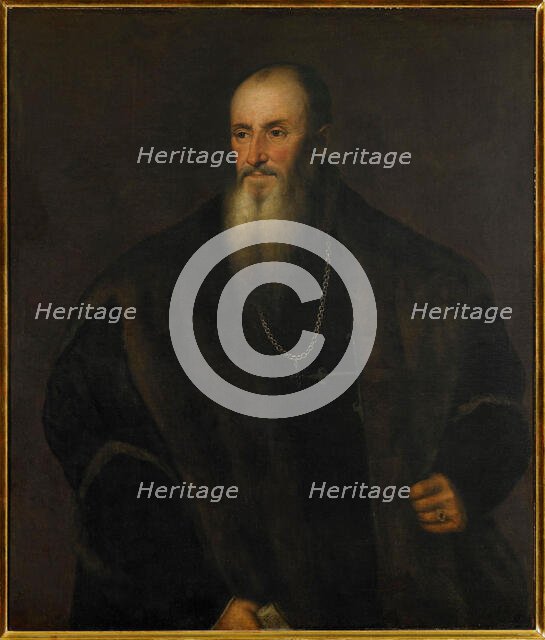 Portrait of Nicolas Perrenot de Granvelle (1484-1550), c1548. Creator: Titian (1488-1576).