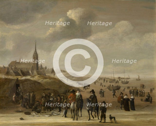 Scheveningen, 1655. Creator: Cornelis Beelt.