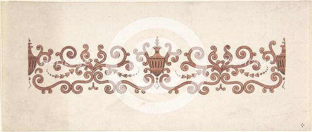 Design for Panel Decoration, 1828-40. Creator: J Hulme.