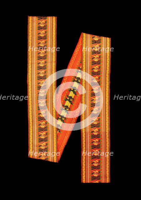 Ribbon, Czech, early 19th century. Creator: Unknown.