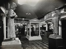 Wellcome Historical Medical Museum, Wigmore Street, London: the galleried Hall of Statuary. Creator: Unknown.