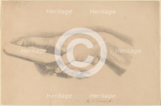 Study of a Hand. Creator: Horatio Greenough.