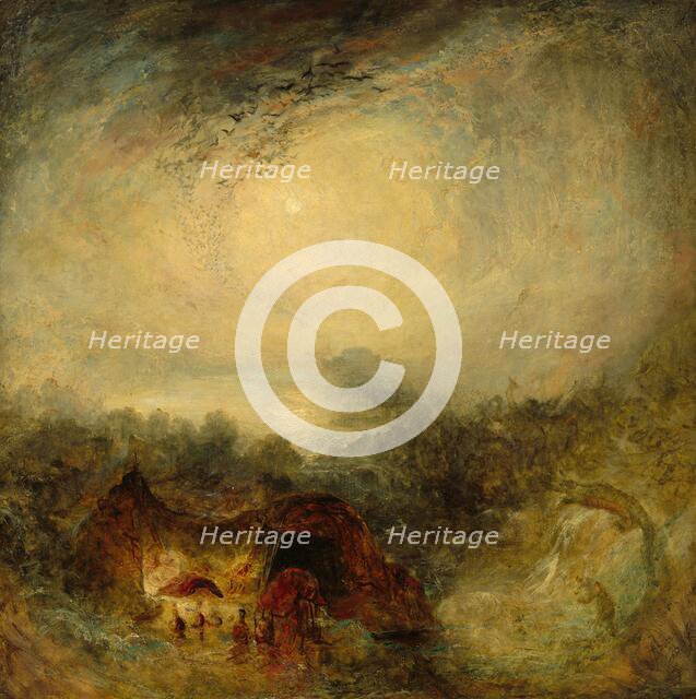 The Evening of the Deluge, c. 1843. Creator: JMW Turner.