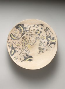 Base of a Footed Buff Ware Vessel, Iran, late 8th-9th century. Creator: Unknown.