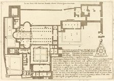 Plan of the Church of the Holy Nativity, 1619. Creator: Jacques Callot.