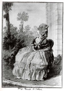 Madame la Marquise de Coëtlogon, ca. 1777. Creator: Louis de Carmontelle.