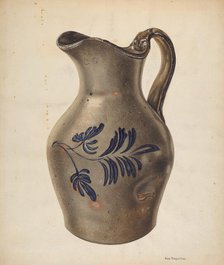 Pitcher, c. 1938. Creator: John Tarantino.