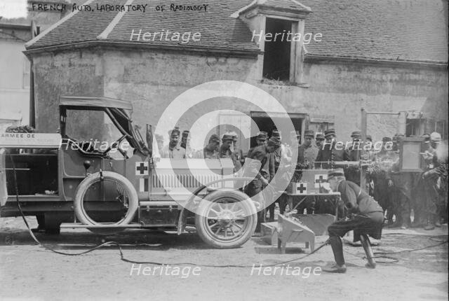 French Auto Laboratory of Radiology, 31 Oct 1914. Creator: Bain News Service.