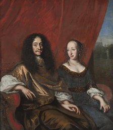 Gustav Adolf, 1633-1695, Duke of Mecklenburg-Güstrow. Magdalena Sibylla..., mid-late 17th century. Creator: David Klocker Ehrenstrahl.