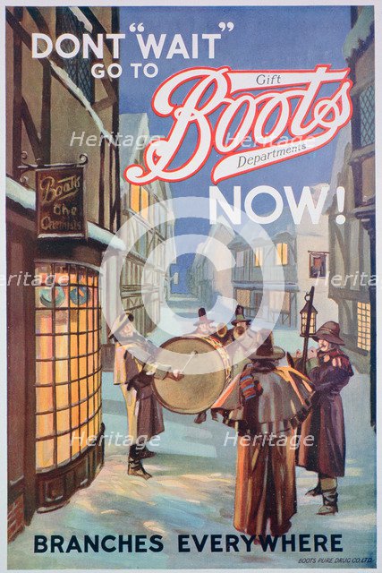 Advert for Boots the Chemists, 1924. Artist: Unknown