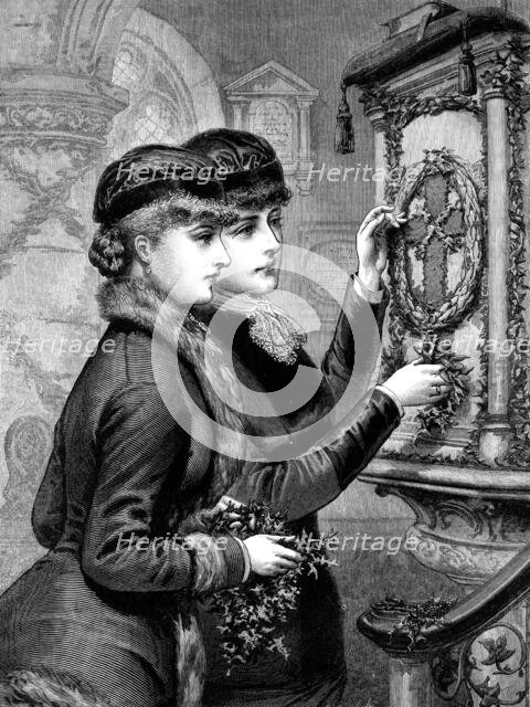 The Vicar's Daughters, drawn by A. Hunt, 1880. Creator: Unknown.