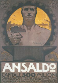 Ansaldo, 1920. Creator: Palanti, Giuseppe (1881-1946).