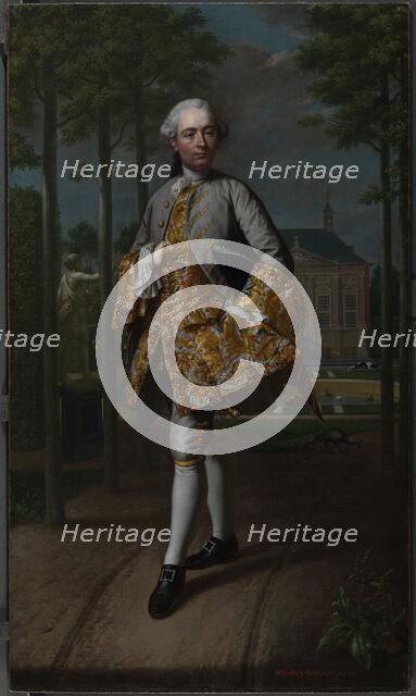 Portrait of Gerard Cornelis van Riebeeck, 1755. Creator: Mattheus Verheyden.