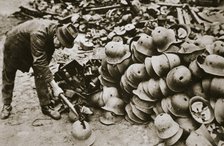 German war materiel destroyed under the terms of the Armistice, c1918-c1919(?). Artist: Unknown
