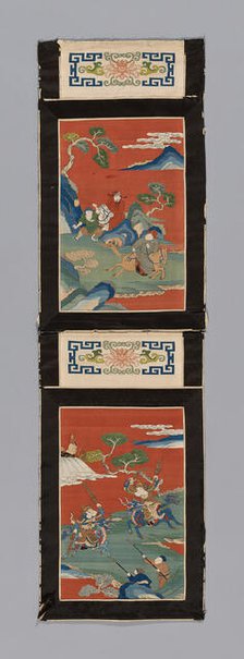 Panel (For a Screen), China, Qing dynasty (1644-1911), 1875/1900. Creator: Unknown.