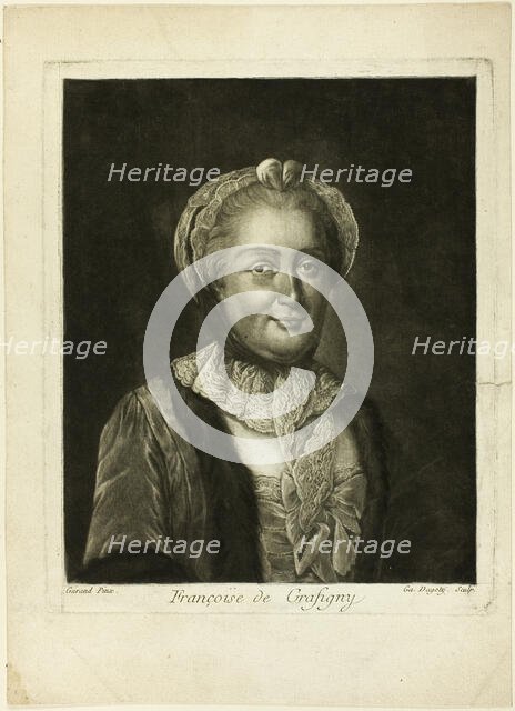 Françoise de Grasigny, n.d. Creator: Jean-Baptiste André Gautier d'Agoty.