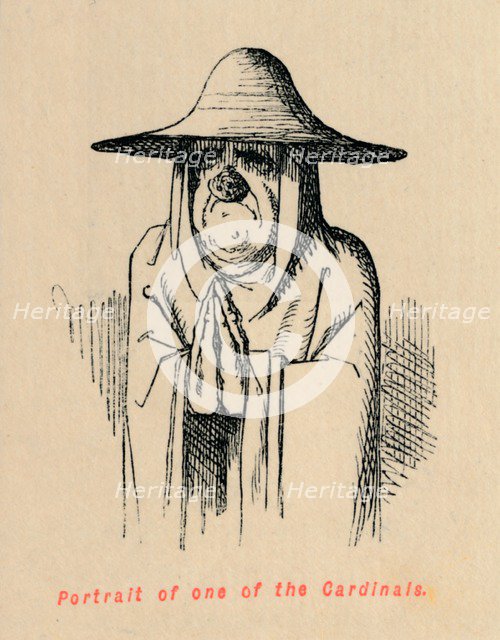 'Portrait of one of the Cardinals', c1860, (c1860). Artist: John Leech.