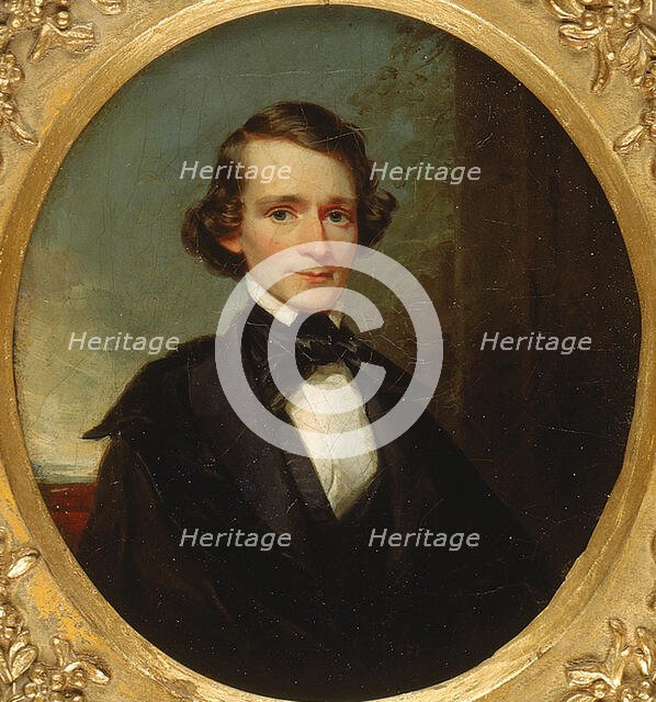 Portrait of a New York Gentleman, ca. 1840. Creator: George Linen.