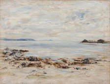 The White Calm - Ailsa Craig from Port an Righ, 1901. Creator: William McTaggart.