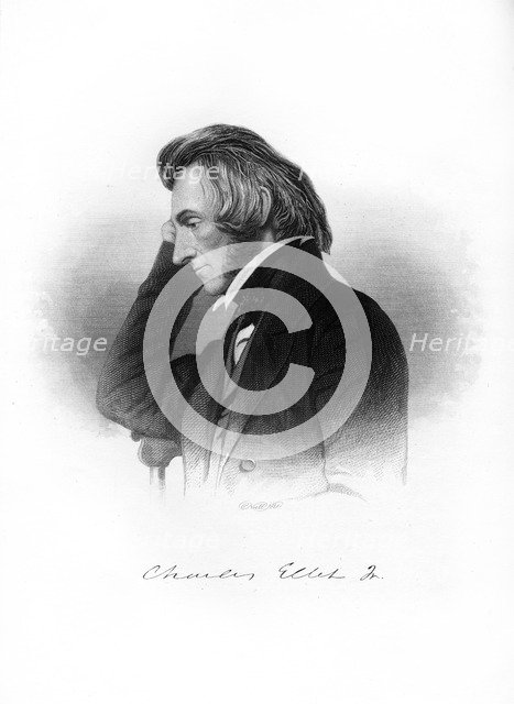 Portrait of a man, 1872.Artist: John A O'Neill