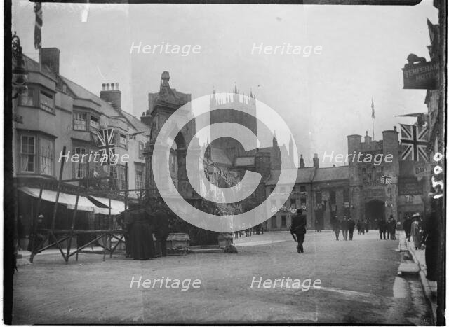 Market Place, Wells, Mendip, Somerset, 1907. Creator: Katherine Jean Macfee.