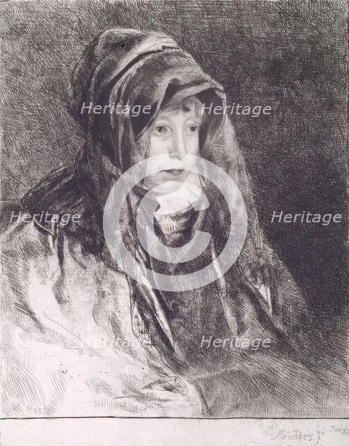 Agnes Geddes, the Artist's Mother, 1822. Creator: Andrew Geddes.