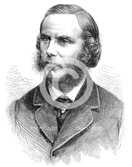 The movers and seconders of the addresses in both Houses of Parliament: Lord Abercromby, 1864. Creator: Unknown.