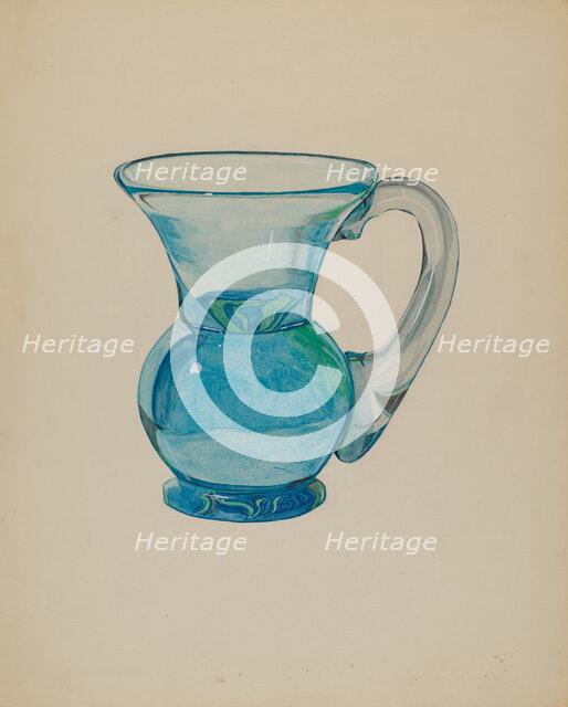 Miniature Cup (Blue), c. 1937. Creator: Dorothy Posten.