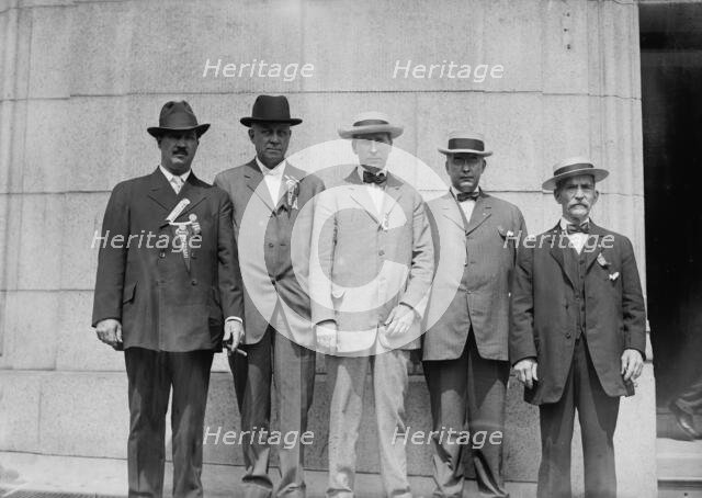 Sam B. Boyd (Knoxville), H.C. Bunker (Cin'ti), Geo. Olvanny (Dep. Com'y..., between c1910-c1915. Creator: Bain News Service.